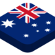 Australia flag graphic