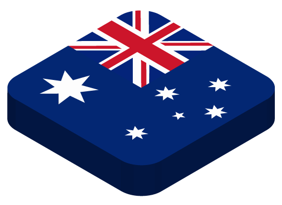 Australia flag graphic