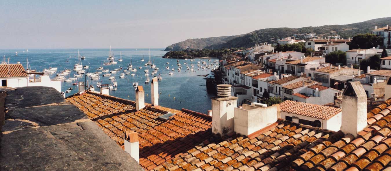 Mediterranean coastal town