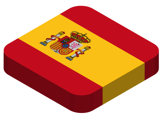 Spain flag graphic
