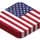 USA flag graphic