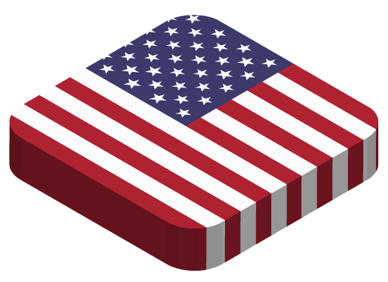 USA flag graphic