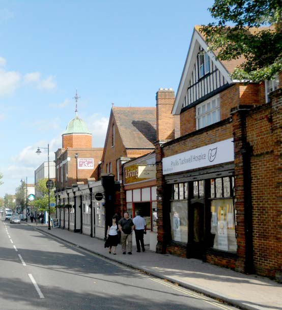 Street in Fleet Hampshire