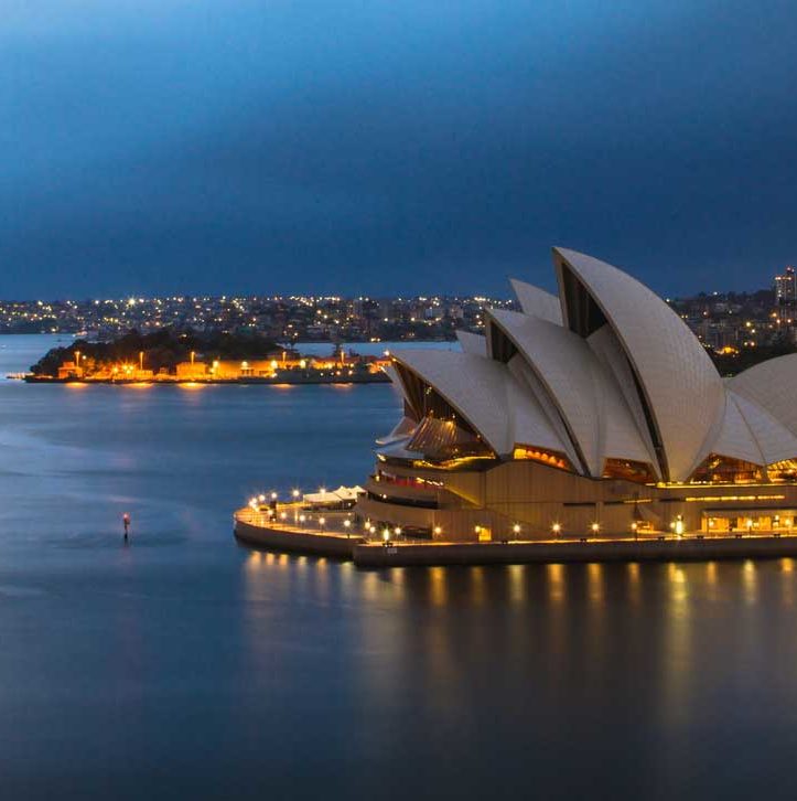 Sydney Harbour and Opera House in Australia